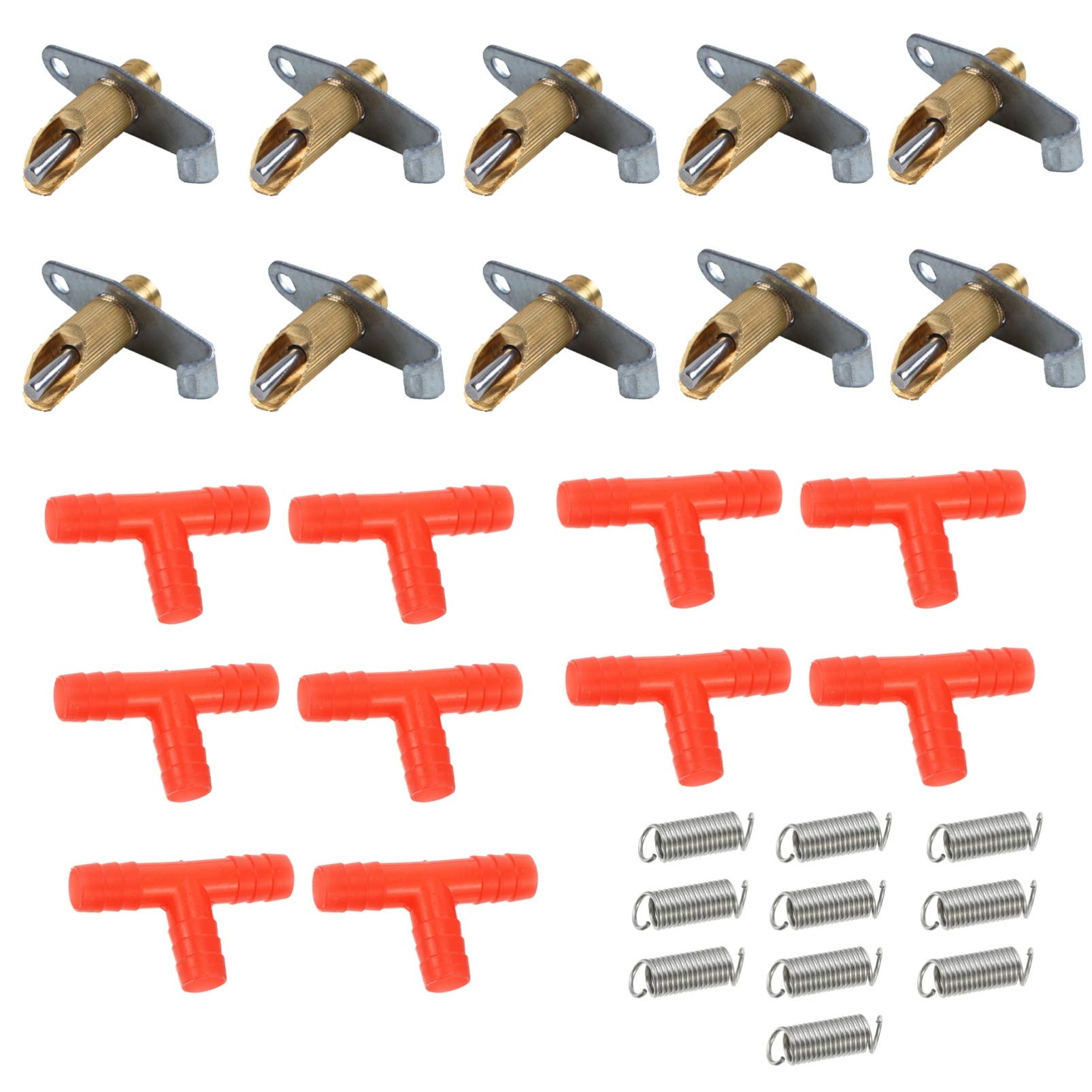 YARNOW 10pcs Automatic Rabbit Drinker Mouse Rabbit Waterer Bunny Rodent Poultry Watering System Animals Drinker Farm Accessory