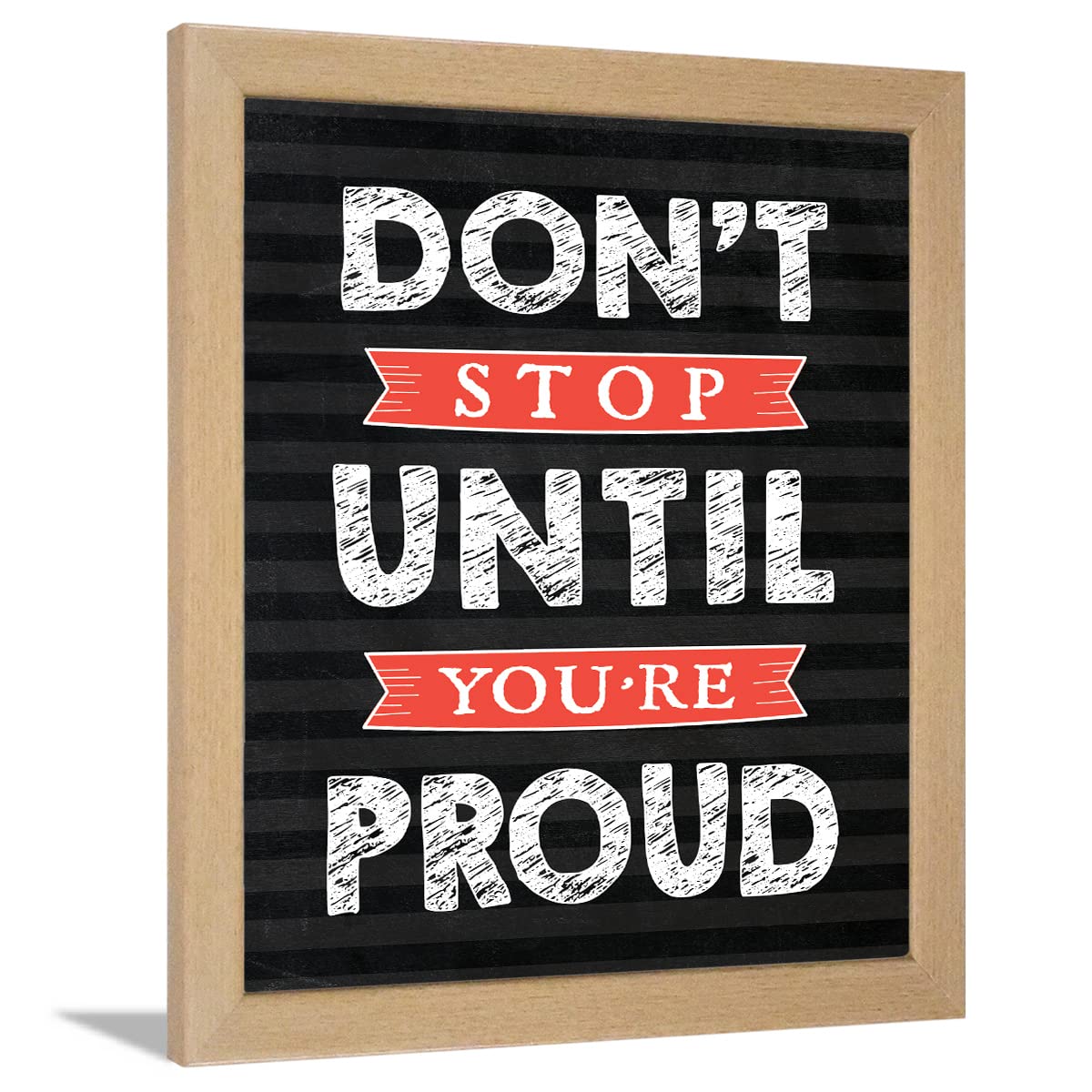Chaka Chaundh - Motivational Quotes frames - Framed posters - Pride Quotes frames for OFFICE, STUDENT, ENTREPRENEUR - Quotes wall frames - Posters with frame (Dont Stop - Black Vintage) (B09W1ZSPMY) Amazon Price History, Amazon Price Tracker