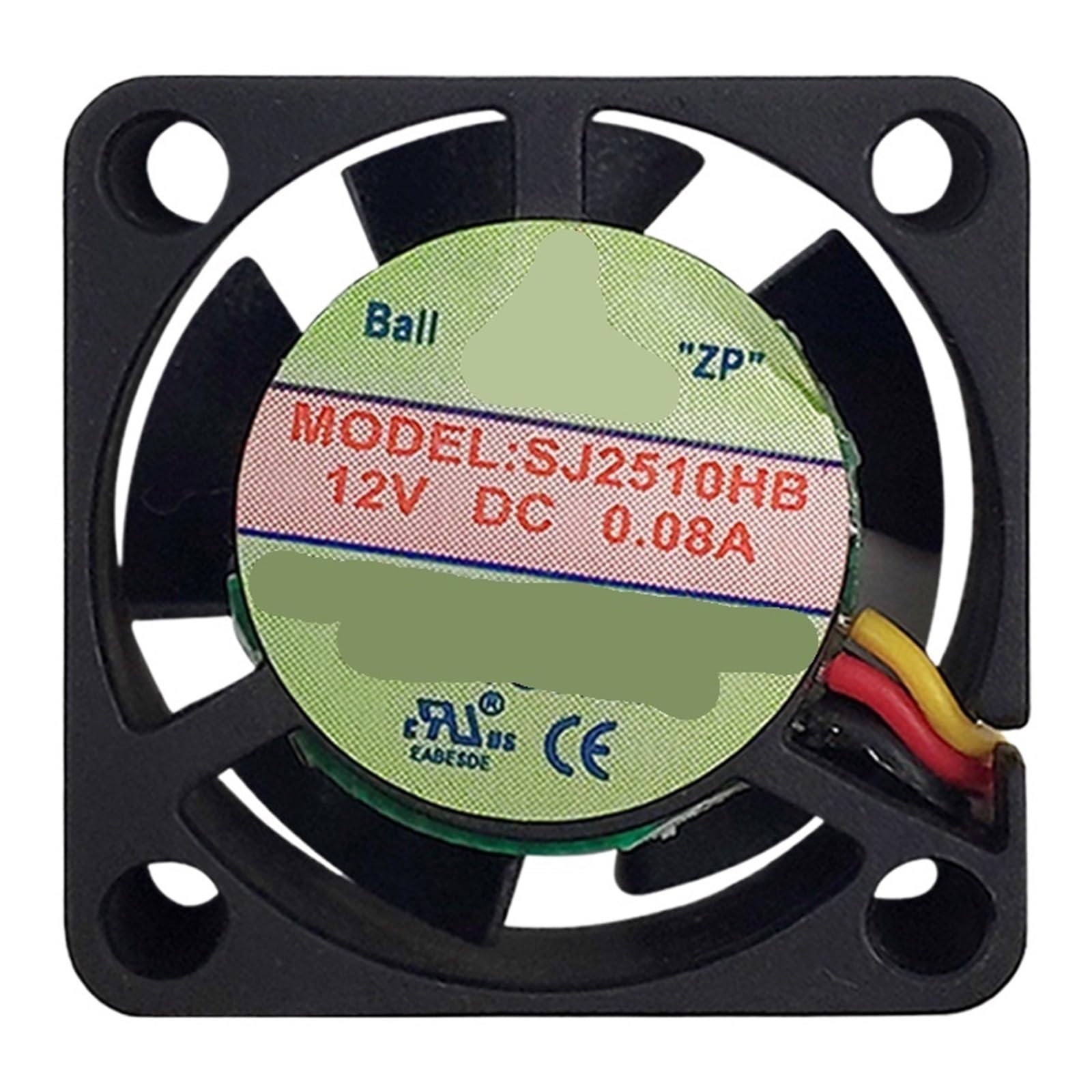 LZIKKGKI SJ2510HD1 2510 25x25x10mm 0.20A SJ3510HD1 SJ4010HD1 SJ4020HD1 12V DC Cooling Fan(SJ4010HD1)