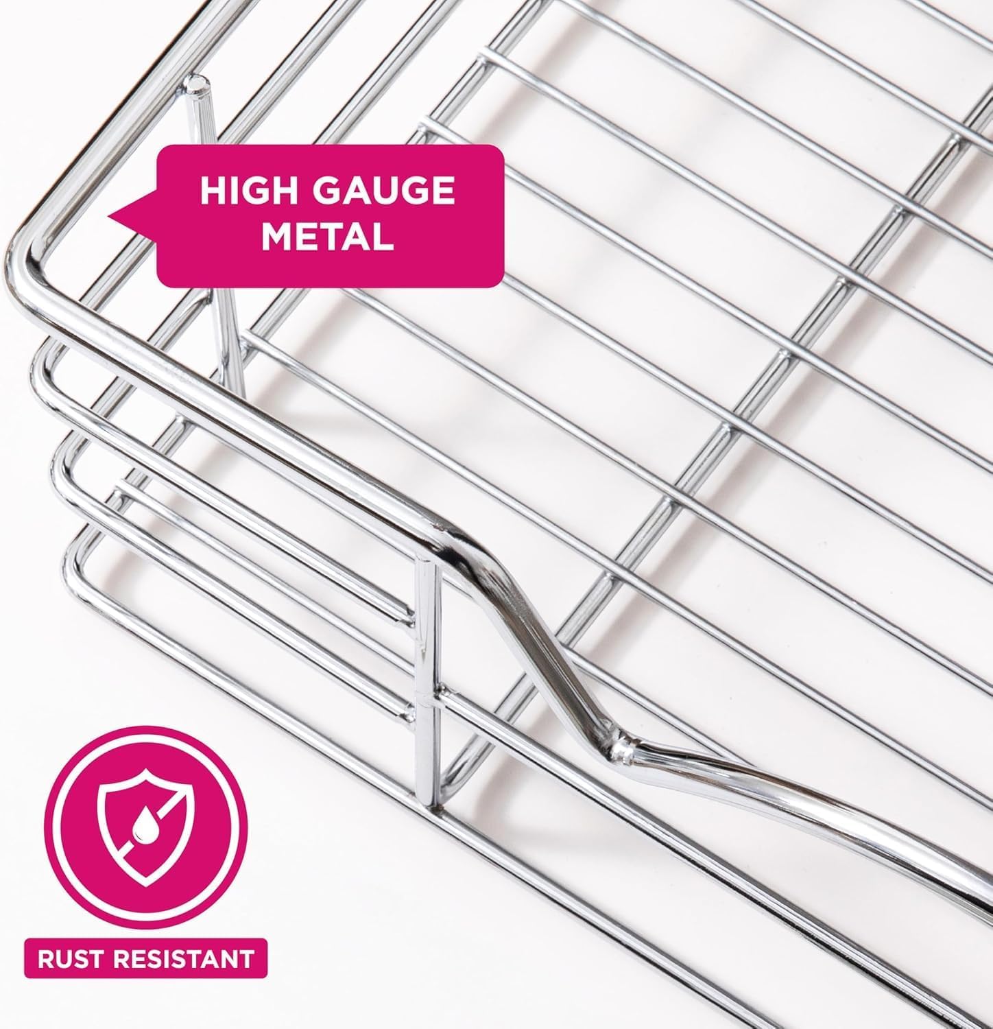 HOLDN' STORAGE Wyciągane organizery do szafek – wysuwane szuflady o wysokości 12,5 cm do szafek kuchennych – wytrzymałe – z 5-letnią ograniczoną gwarancją – wymiary kosza: 35 cm szer. x 53 cm gł. x
