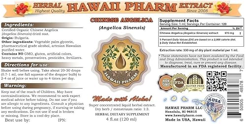 Miniatura 2 de Angélica china (Angelica Sinensis) Extracto líquido 2 oz