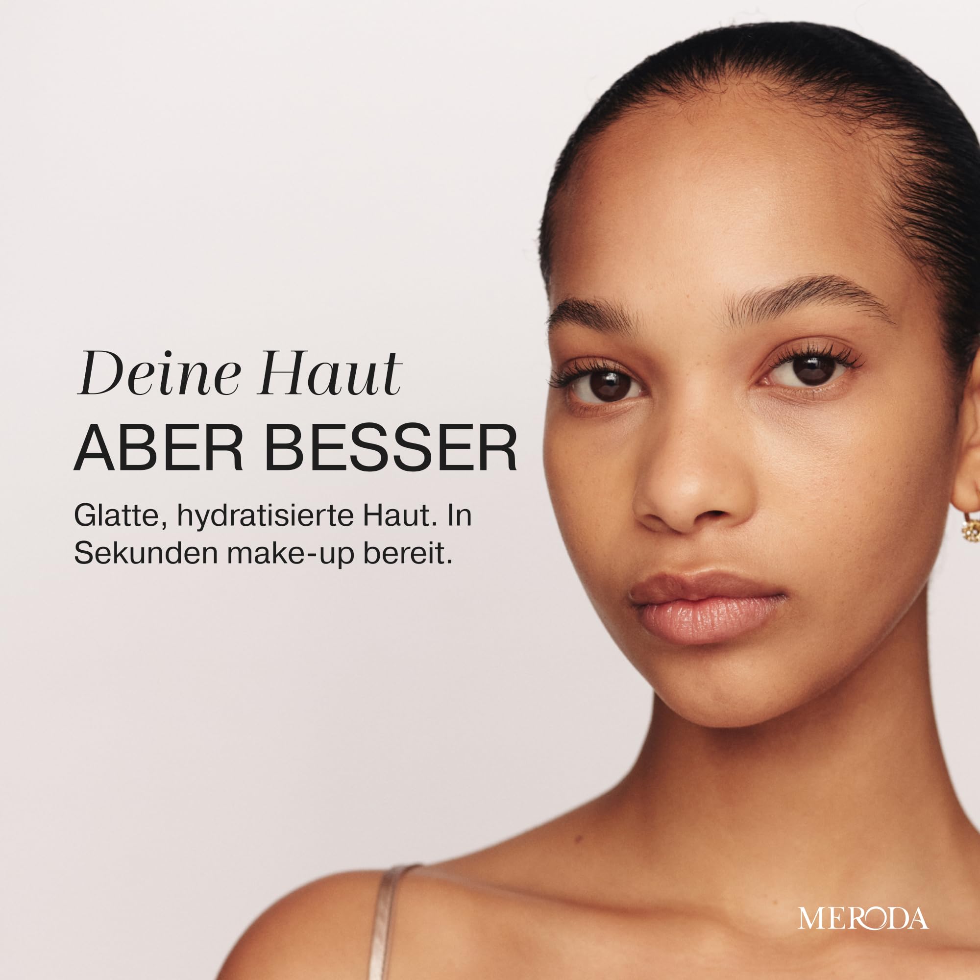 MERODA® Velvet Skin Primer [VERKLEINERT POREN] - Primer als Make Up Basis für das Gesicht - mit leichter & feiner Textur - Make Up Primer - Für alle Hauttypen geeignet - Primer mit UV Schutz