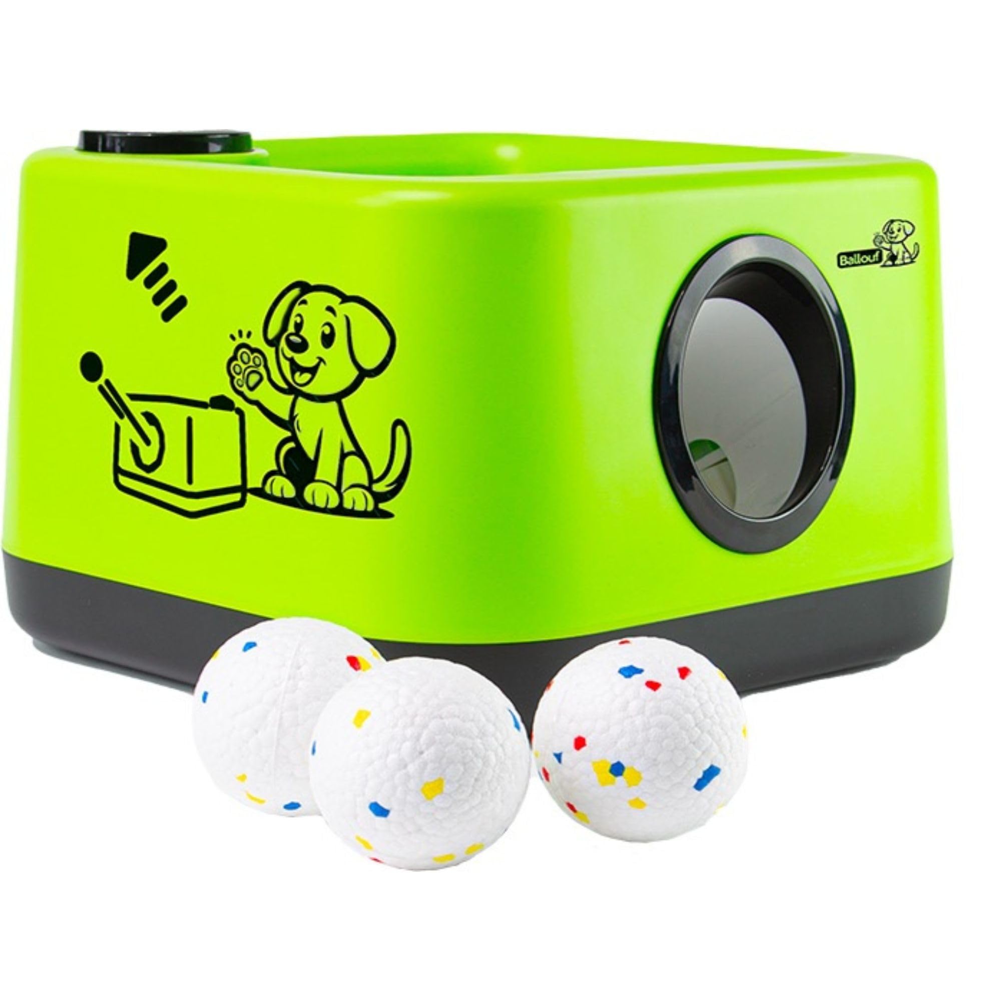 Climsom Set of 3 Indestructible ETPU Balls – for Dogs of All Sizes – Compatible with Ballouf Automatic Launchers and Size 58 mm – Safe, Durable, and Lightweight