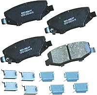 Vista 226 de Pastillas de freno traseras cerámicas Bendix Premium SBC1337 para Cadillac CTS 2014-2008, SRX 2016-2010, Chevrolet Camaro 2015-2010, Saab 9-4X 2011