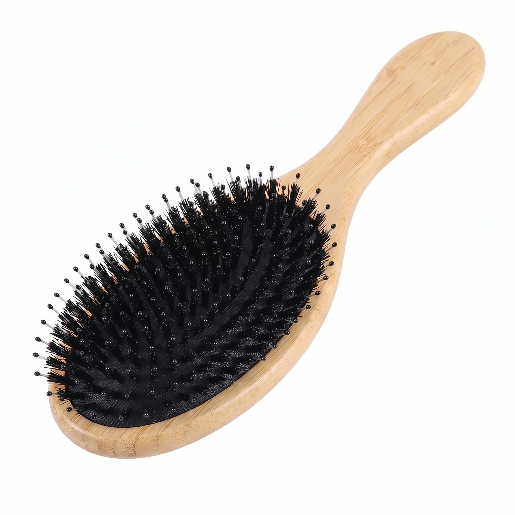 Bamboo Hair Brush with Scalp Massage