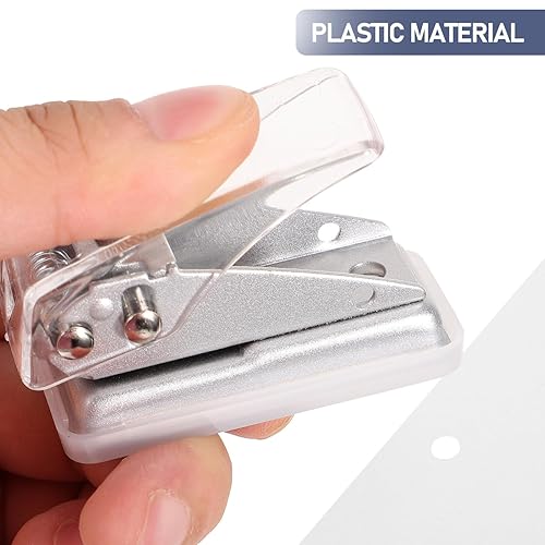 Miniatura 2 de EXCEART 2 unids Herramientas de mano libro encuadernación materiales círculo cortador de papel oficina perforador ajustable plástico