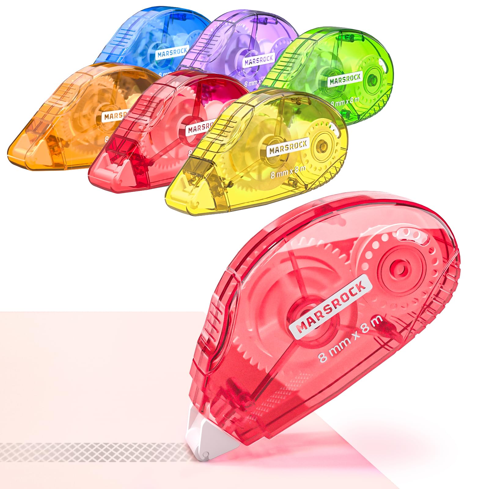 Marsrock Glue Tape Roller - Double-Sided Tape Dispenser -8