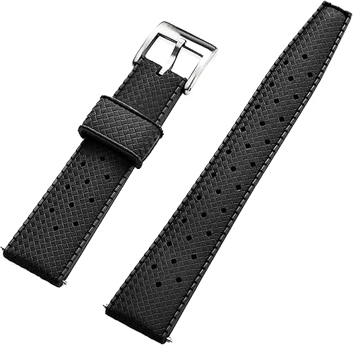 Tropical Style Rubber Watch Bands-Quick Release 9 Colors & 2 Size -20mm 22mm Universal Replacement Watch Straps for Men Women