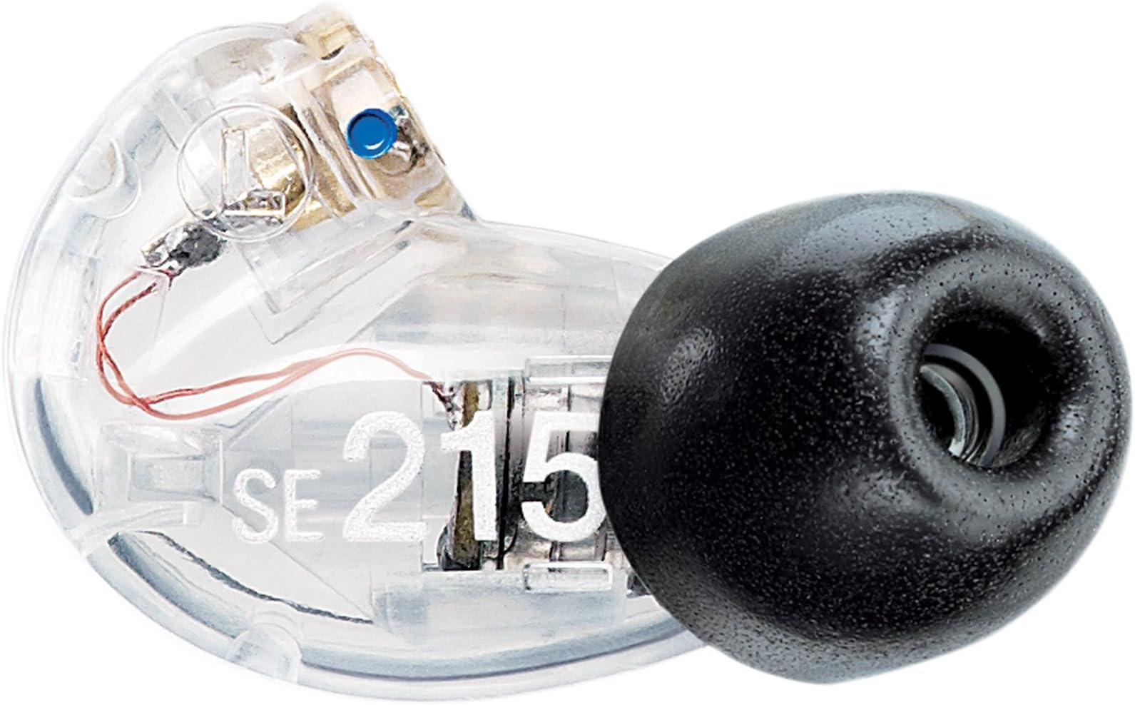 Shure SE215 Left Earphone Replacement Part, transparent
