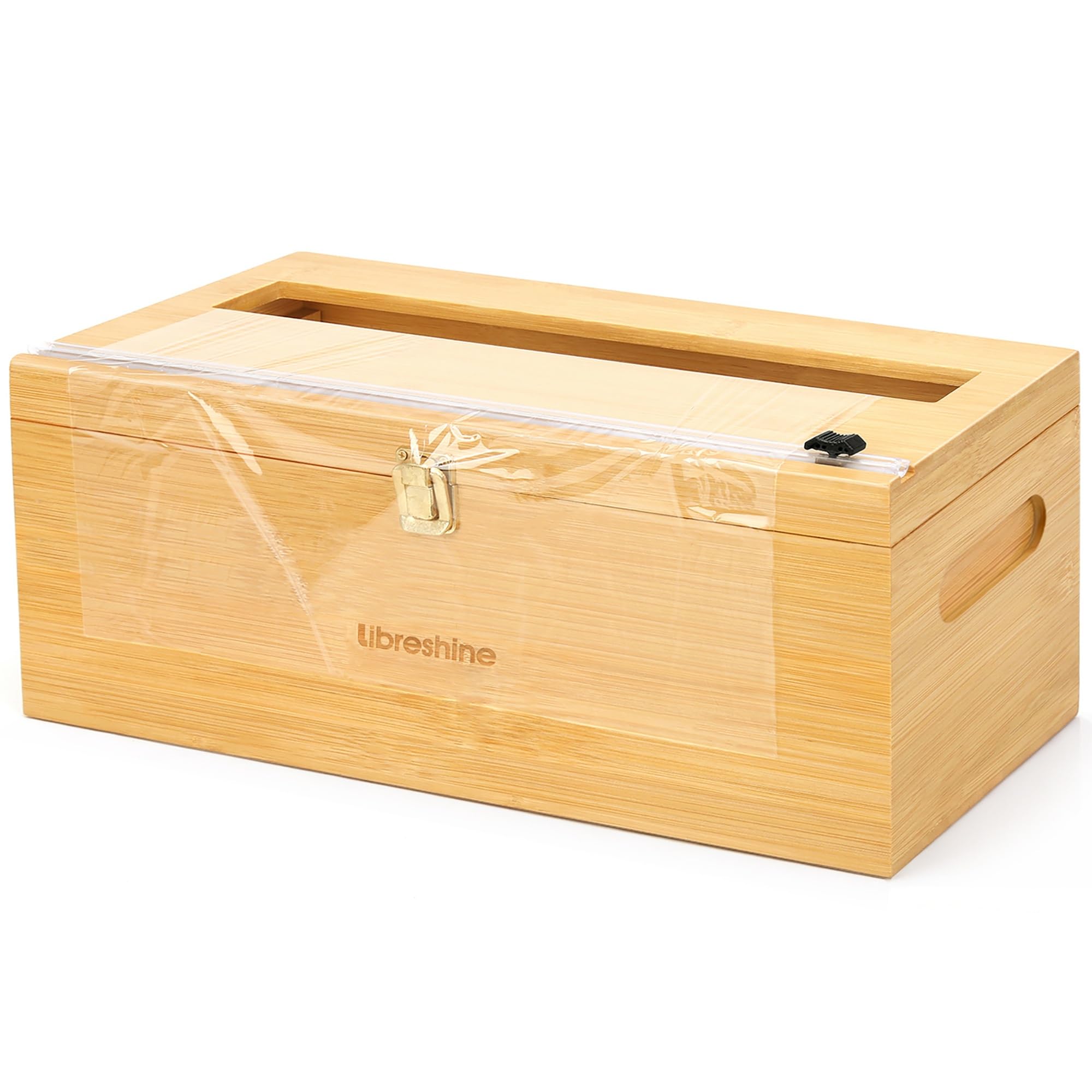 12" Commercial Plastic Wrap Dispenser with Cutter & Roller - Heavy-Duty Holder for 3000ft Film, 1000ft Foil Roll, Fits Costco Saran Wrap - Restaurant, Kitchen & Foodservice Storage