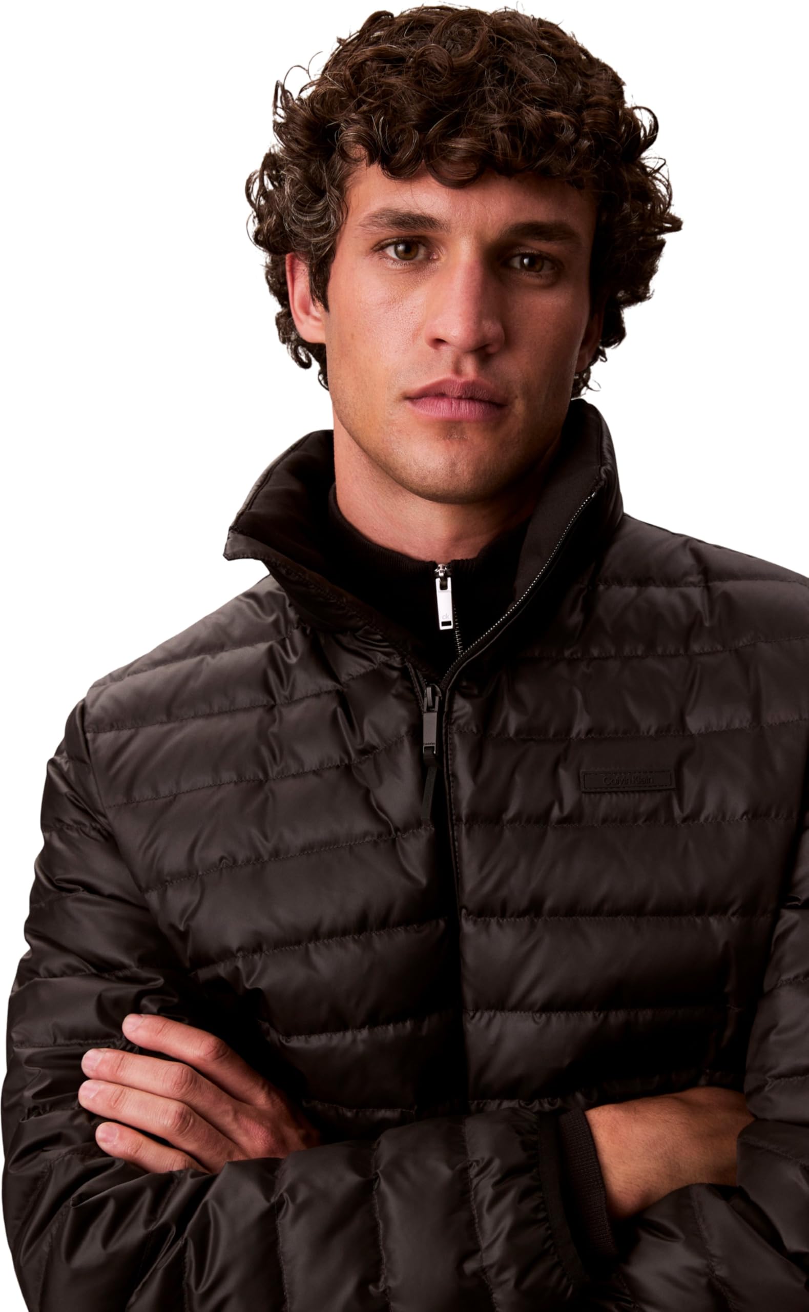 Calvin Klein Ls Lt Wt Nylon Channeled Puffer Chaquetas Hombre