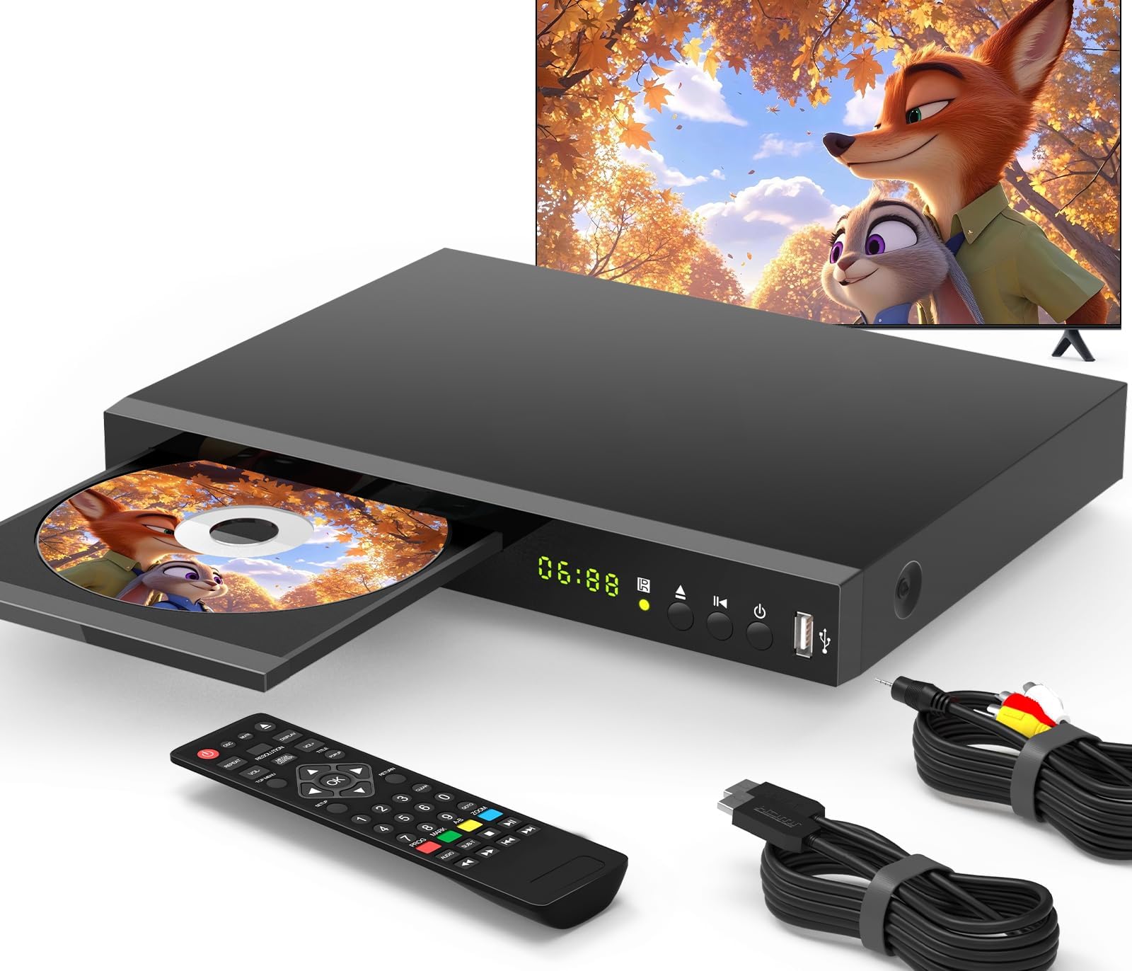 Blu Ray DVD Player with 1080P Output — primary product photo
