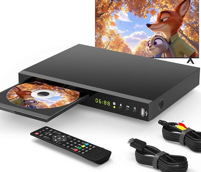 Blu Ray DVD Player Dolby Digital TrueHD DTS and 1080P Full HD Play All DVDs and Region A