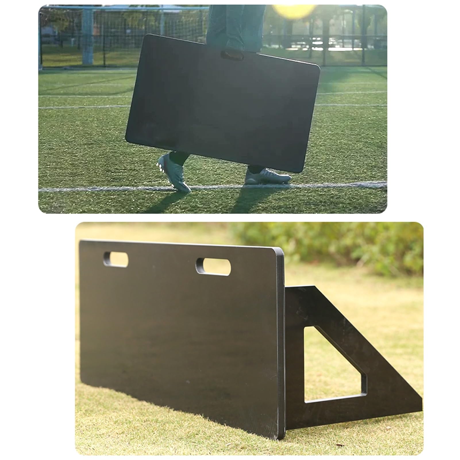 Tabellone di Rimbalzo per Calcio, Stazione di Rimbalzo per Calcio, Muro di Allenamento per Calcio Resistente agli Urti, Angolo Regolabile, per Controllo Passaggio tiro Pratica