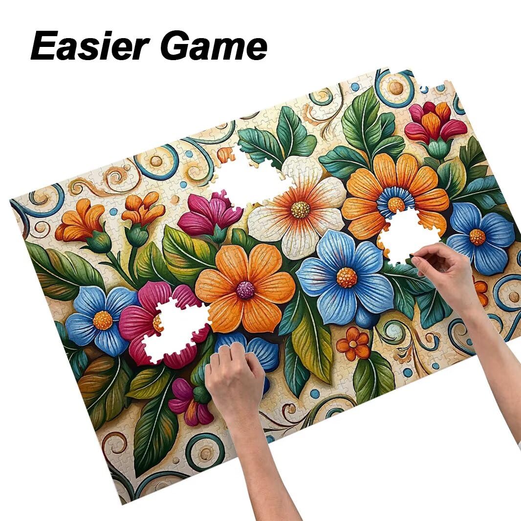 Puzzle dla dorosłych 1000, puzzle kwiatowe dla dorosłych -4392