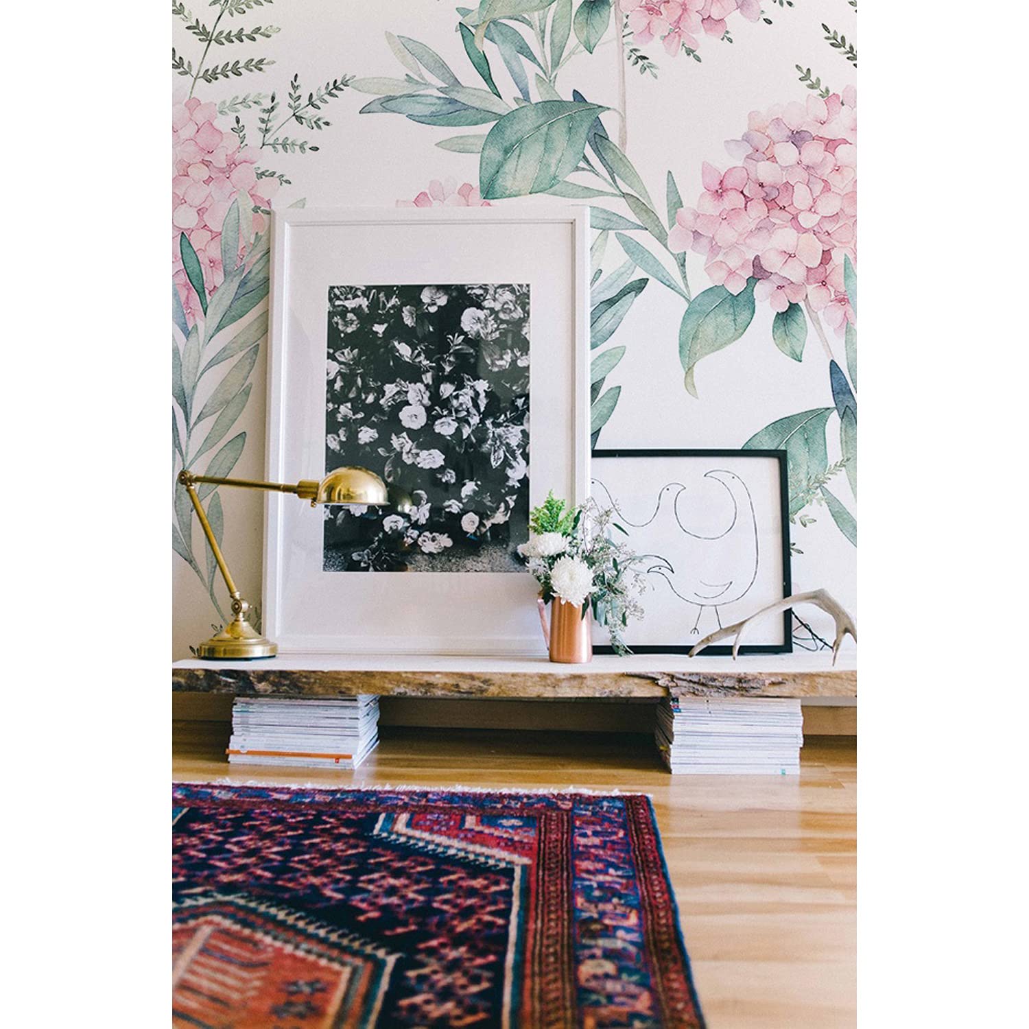 Fotomurale autoadhesivo de flores 208x146 cm vinilo impermeable Magic-Stick