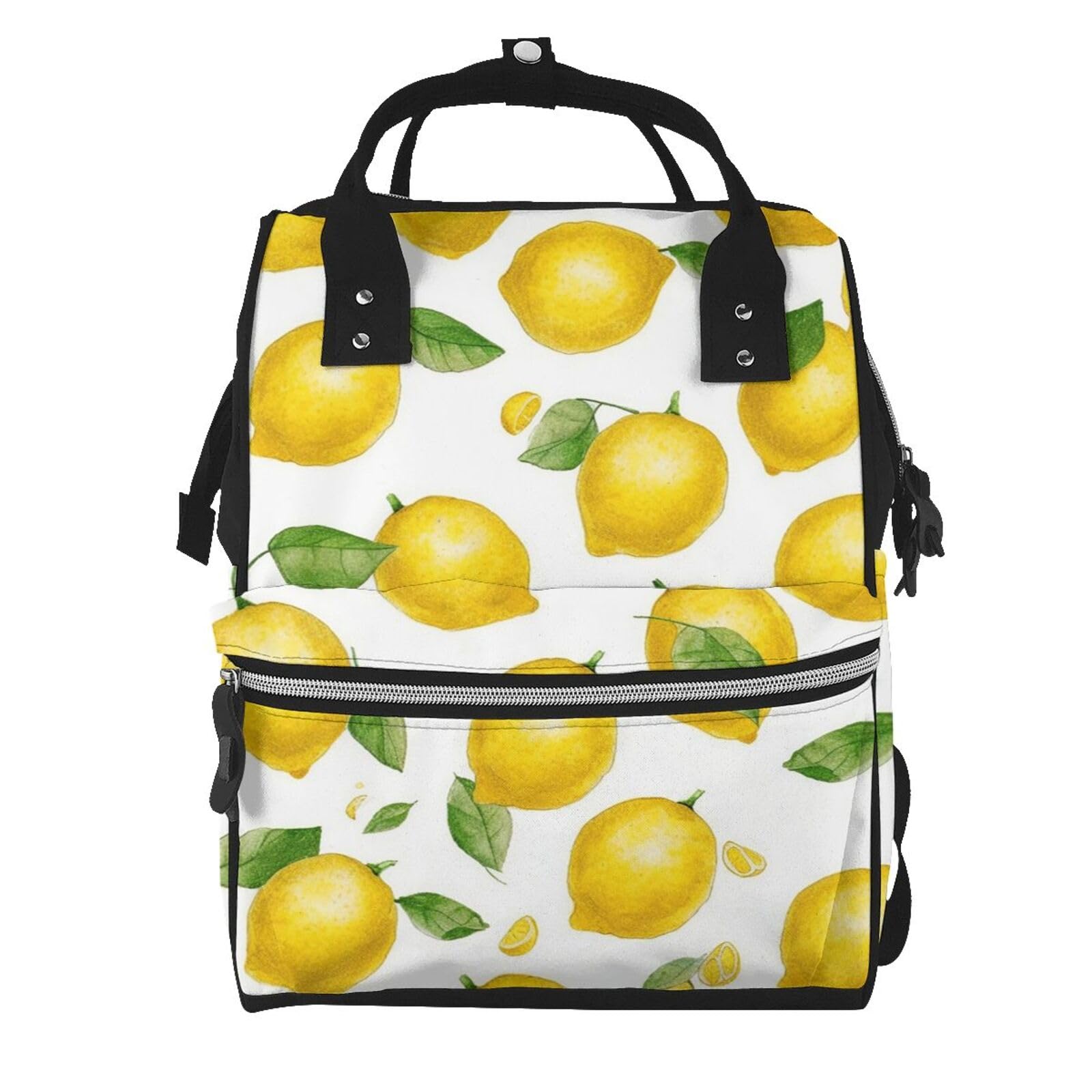 Sac à dos à langer jaune de qualité supérieure avec finitions soignées - 7