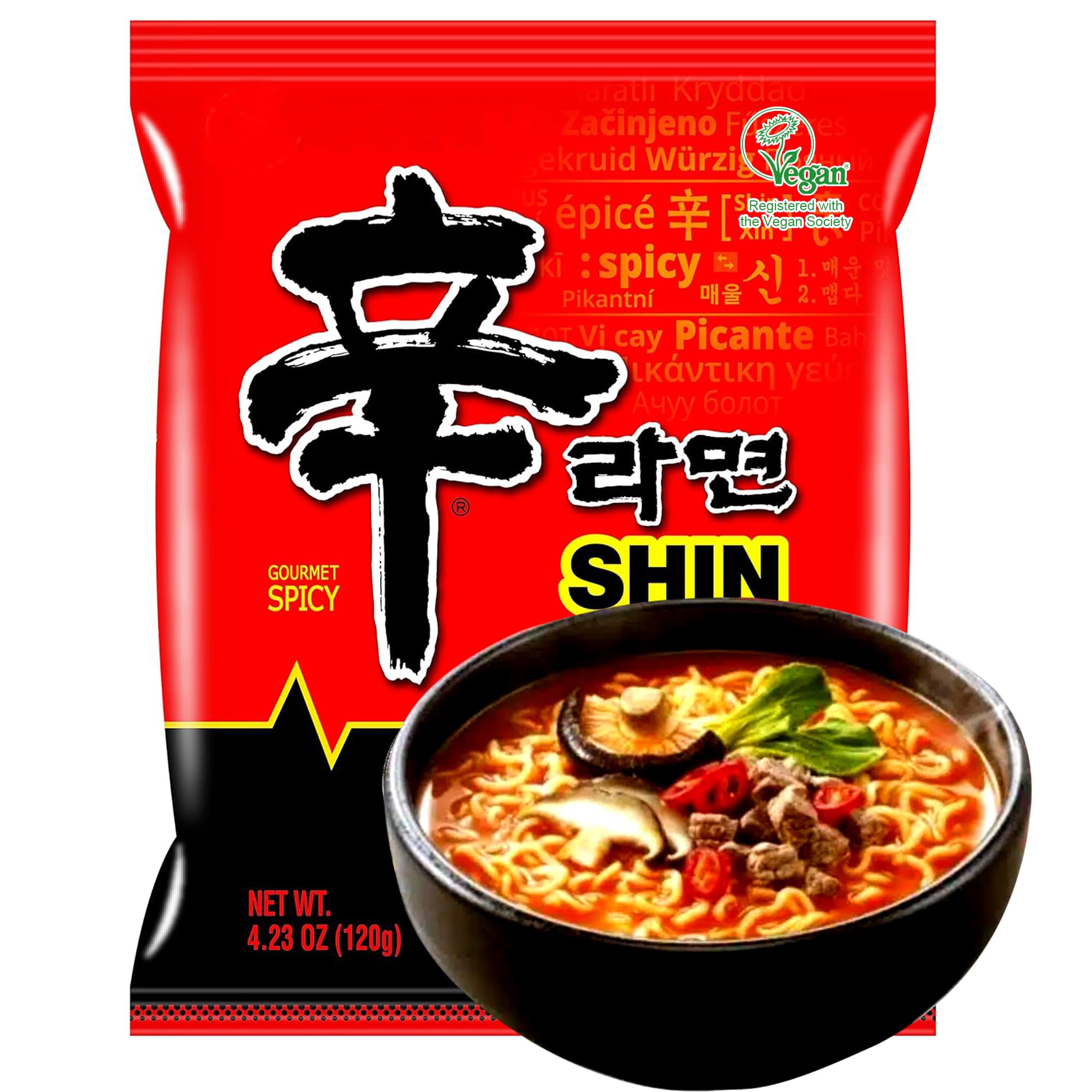 Fideos Ramyun, Pack 3 de Fideos Instantáneos Picantes Coreanos, Listos en 3 Minutos, Ideal para Hogar, Oficina, Viajes y Acampadas, Sabor Intenso y Reconfortante, 120g por Unidad
