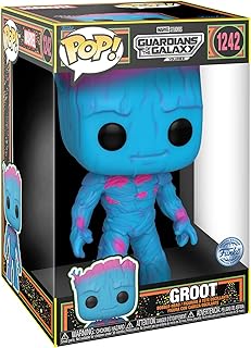 Funko POP! Jumbo: Guardians Of the Galaxy 3 - Groot - Blacklight - Guardians Of the Galaxy - Collectable Vinyl Figure - Gift Idea - Official Merchandise - Toys for Kids & Adults - Movies Fans