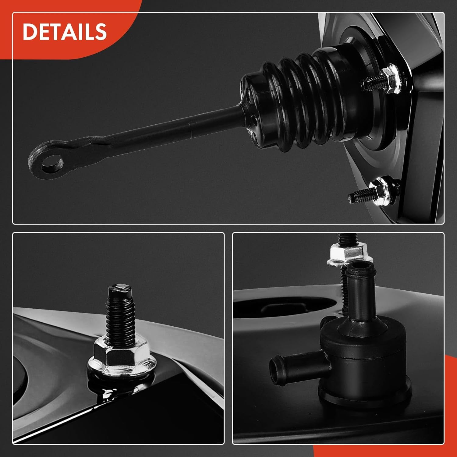 A-Premium Vacuum Power Brake Booster Compatible with Dodge Dakota 1997-1998, 2.5L 3.9L 5.2L 5.9L, Without Master Cylinder