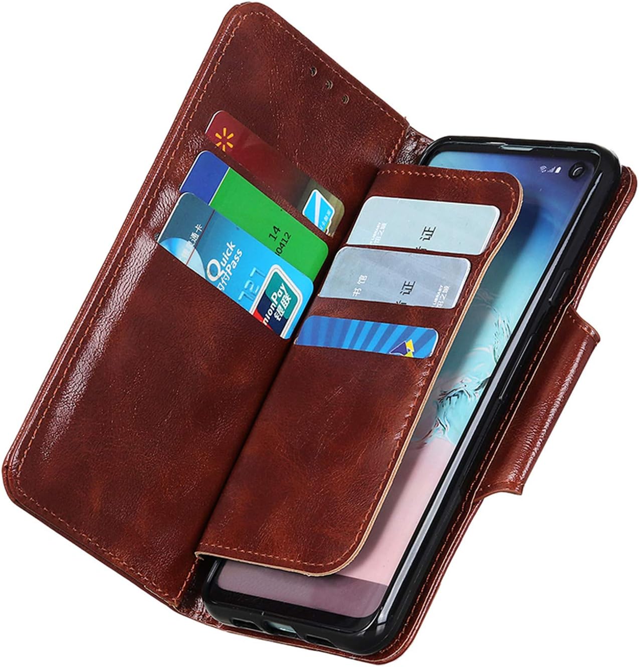 DAMONDY Case for Jitterbug Smart 3,6 Card Holder Leather