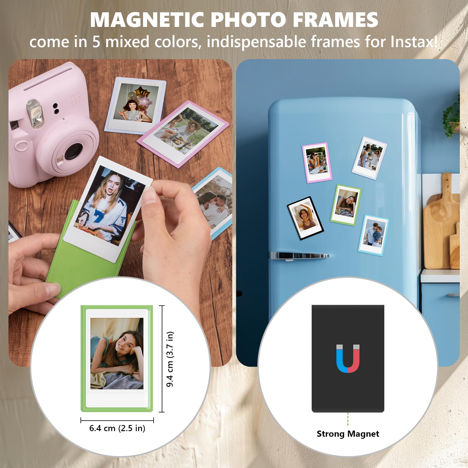 Amazon.com - HIYQIN 2x3 Photo Display Bundle for Instax Mini Film