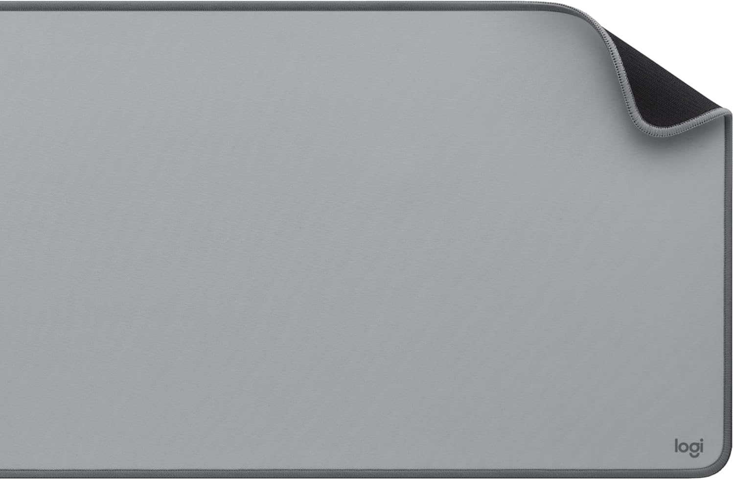 Logitech Desk Mat – Studio Series, Multifuncional, Alfombrilla de Ratón Grande, Protector de Escritorio, Base Antideslizante, Resiste Salpicaduras, Gris 9