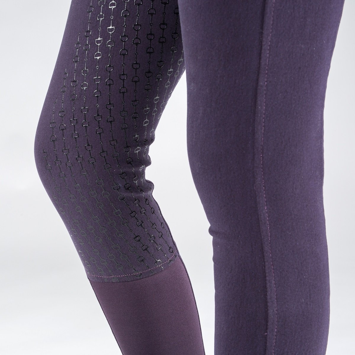 Pantalon d'équitation Junior fille Luna - Blanc Lurex