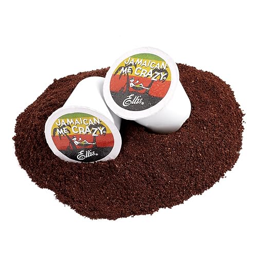 Miniatura 2 de Ellis Coffee - Jamaican Me Crazy - Café saborizado - Cápsulas de café de una sola porción - Para uso en la mayoría de las K-cups y cafeteras Keurig