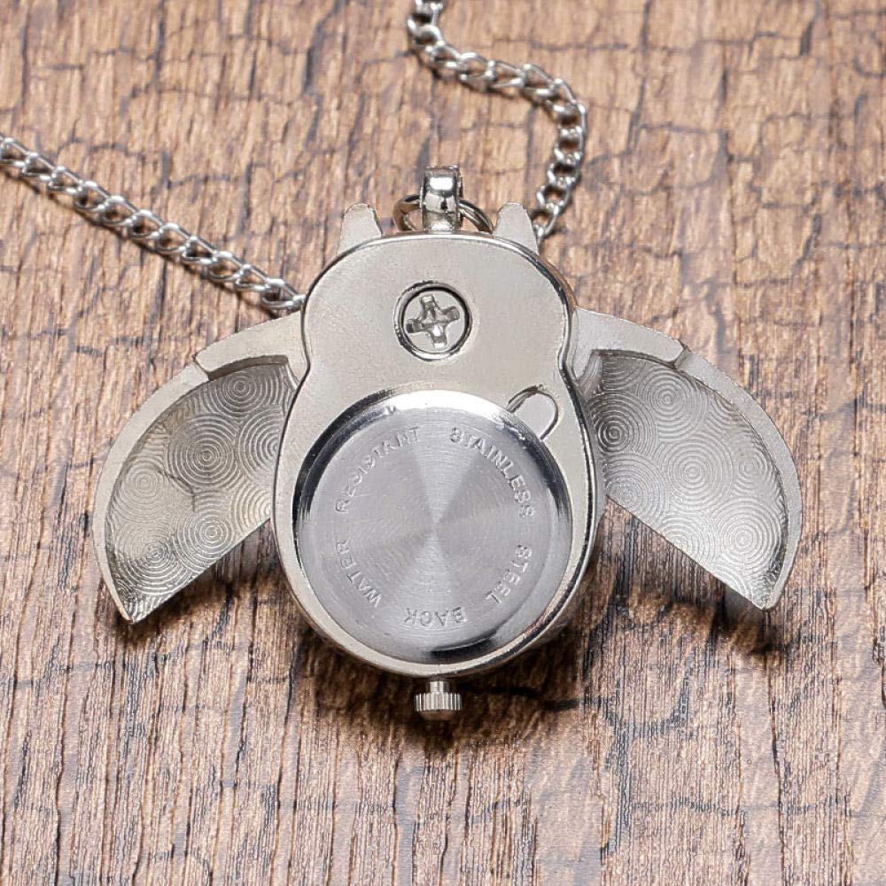 Montre De Poche Mécanique Transparente En Verre - Squelette Visible Avec Chaîne Pendentif - Remontage Manuel - Homme Femme - Style Rétro - 9