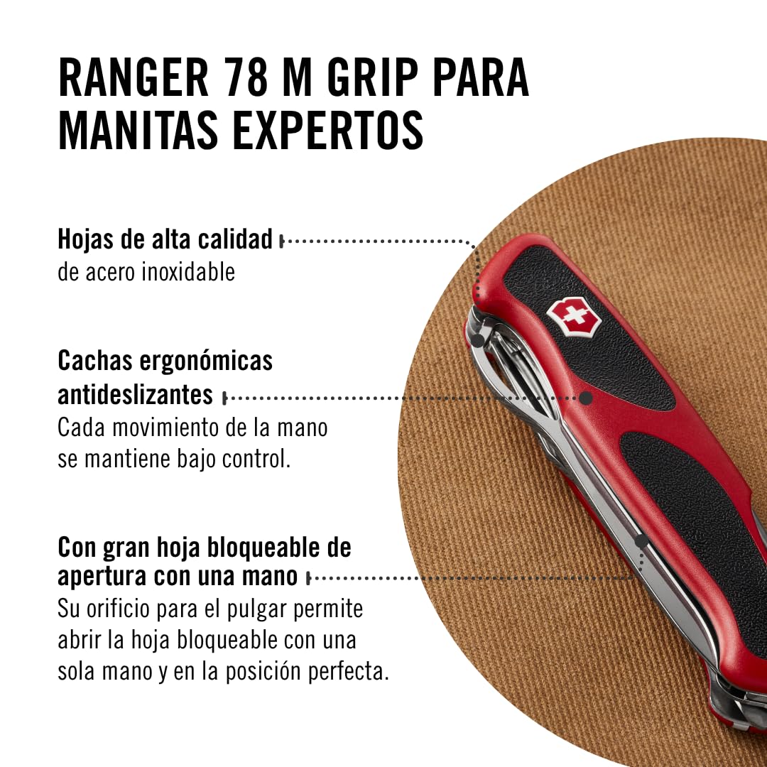 Victorinox Klappmesser Wenger Rangergrip 78 Navaja, Multicolor