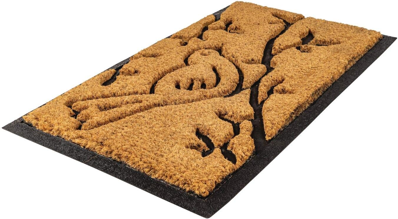 NoTrax, Bird on Branch, Rubber-Backed Natural Coir Doormat, Entry Mat for Indoor or Outdoor Use, 18"x30", C04 (C04S1830BC)