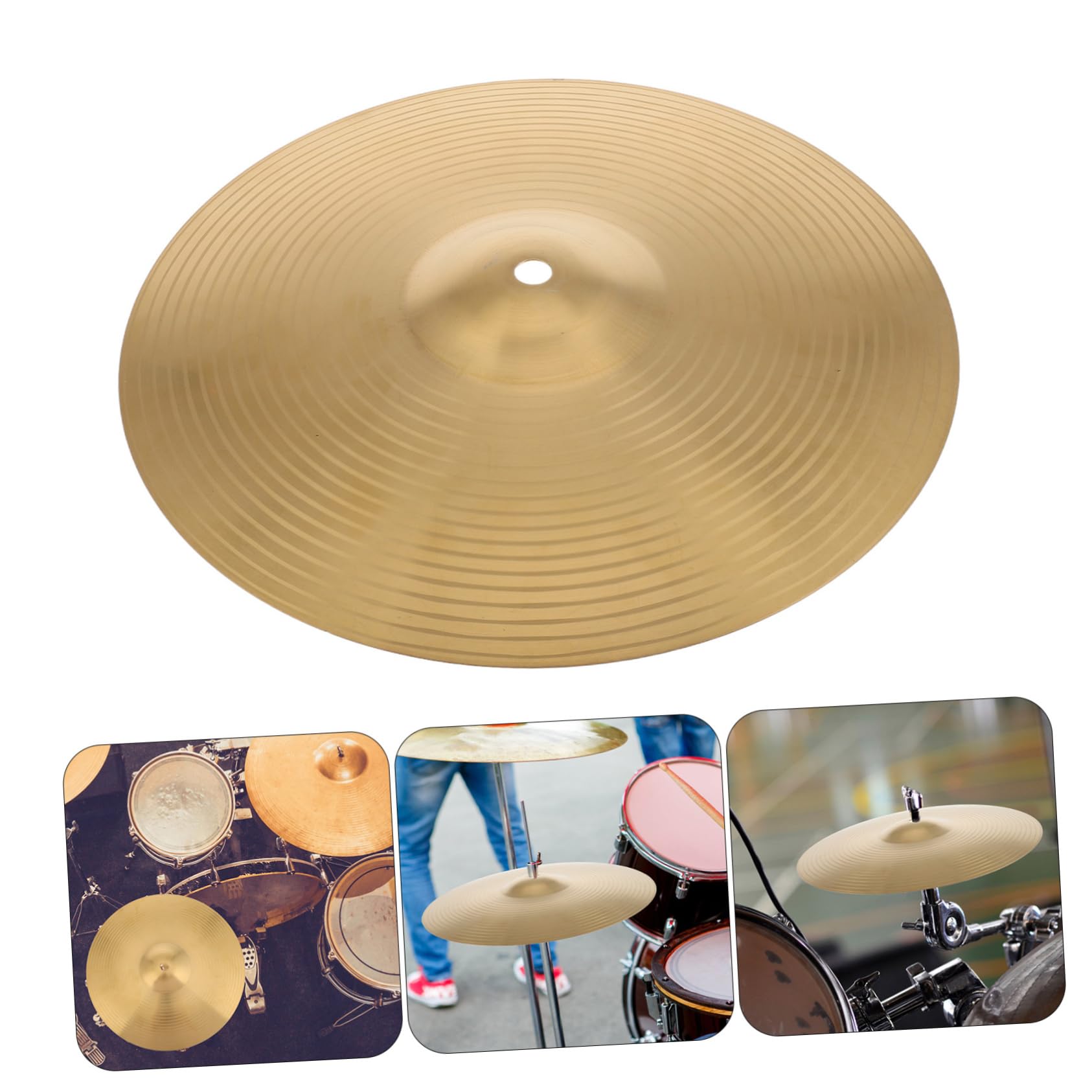 Platillo De Batería Profesional Metal Kit De Percusión Batería De Jazz Robusto