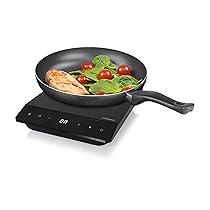 Tristar Fornello a induzione, ⌀19 cm, 10 livelli di potenza, 2000 W, efficienza energetica, timer integrato, con protezione da surriscaldamento, IK-6161, nuovo, singolo