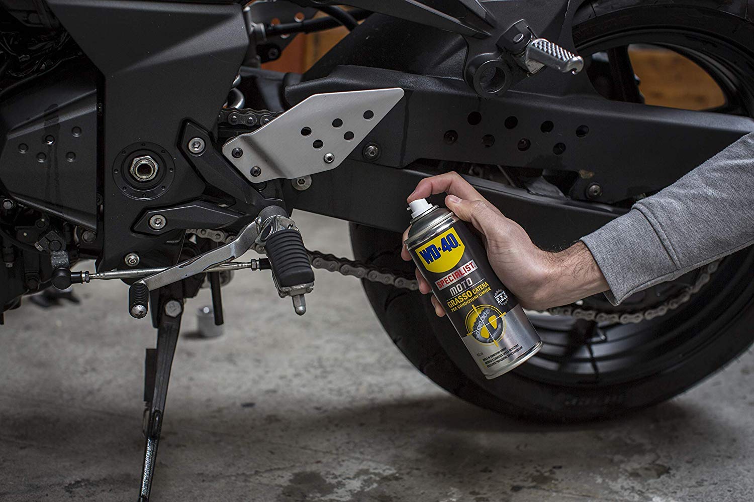 WD-40 - Grasa de cadenas SPECIALIST MOTORBIKE 400 ml (caja de 6 uds)