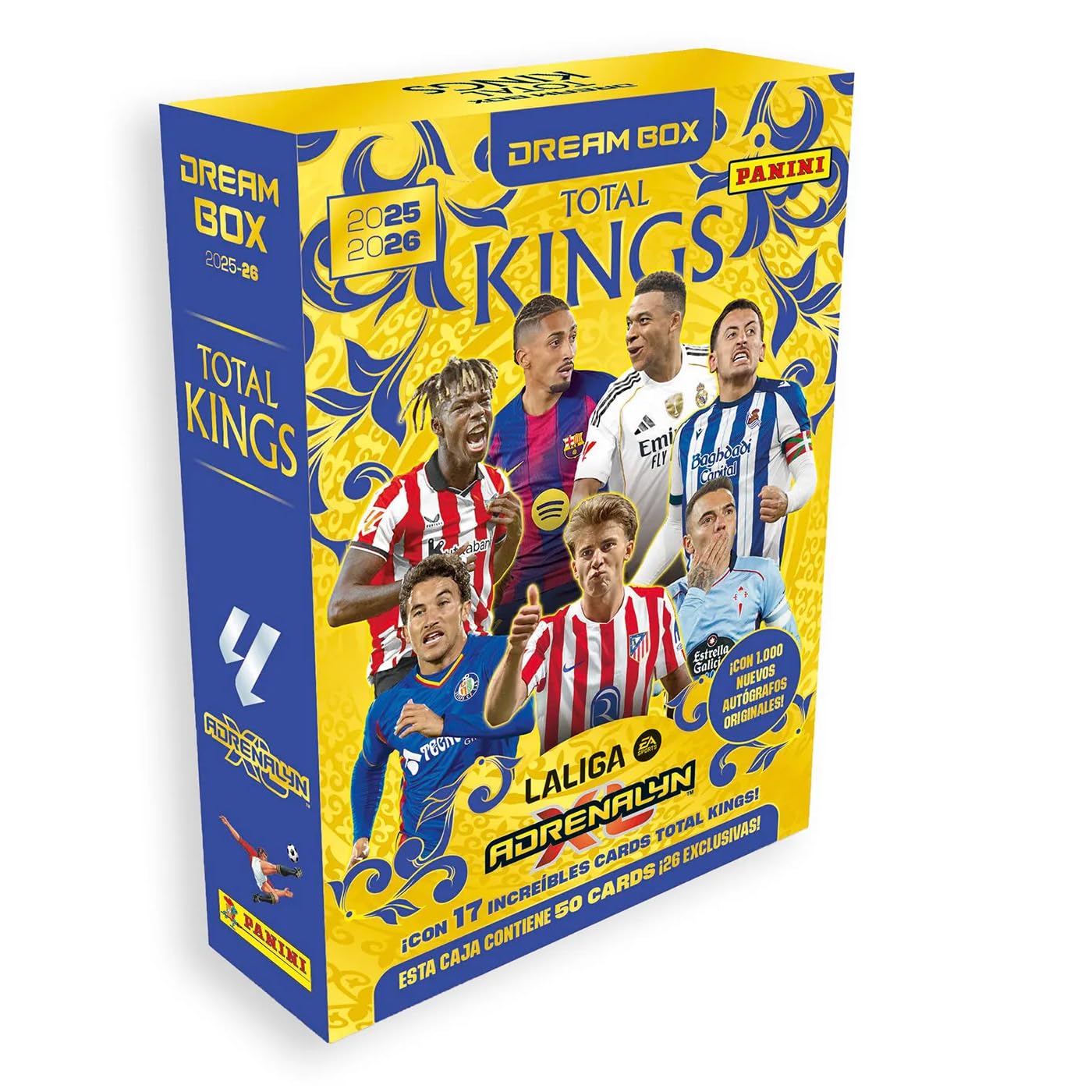 Panini Adrenalyn XL LaLiga EA Sports 2025/26 Dream Box Total Kings 50 cards