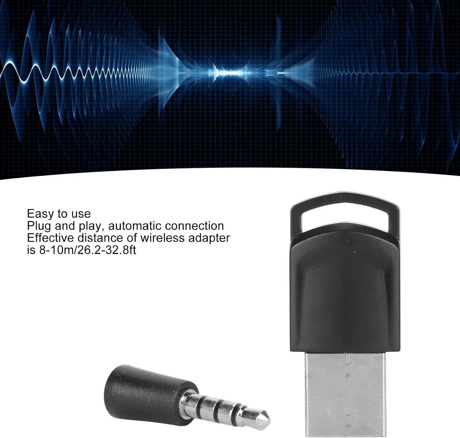 USB Bluetooth Audio Adapter, Connecting Bluetooth Headphones to /5, Switchs, PC, USB Transmitter APTX with Wireless Microphone