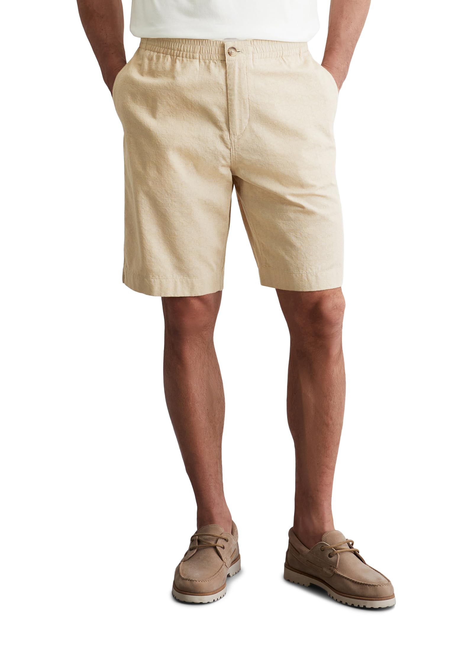 Marc O'Polo Herren Shorts aus Bio-Baumwolle Knielang