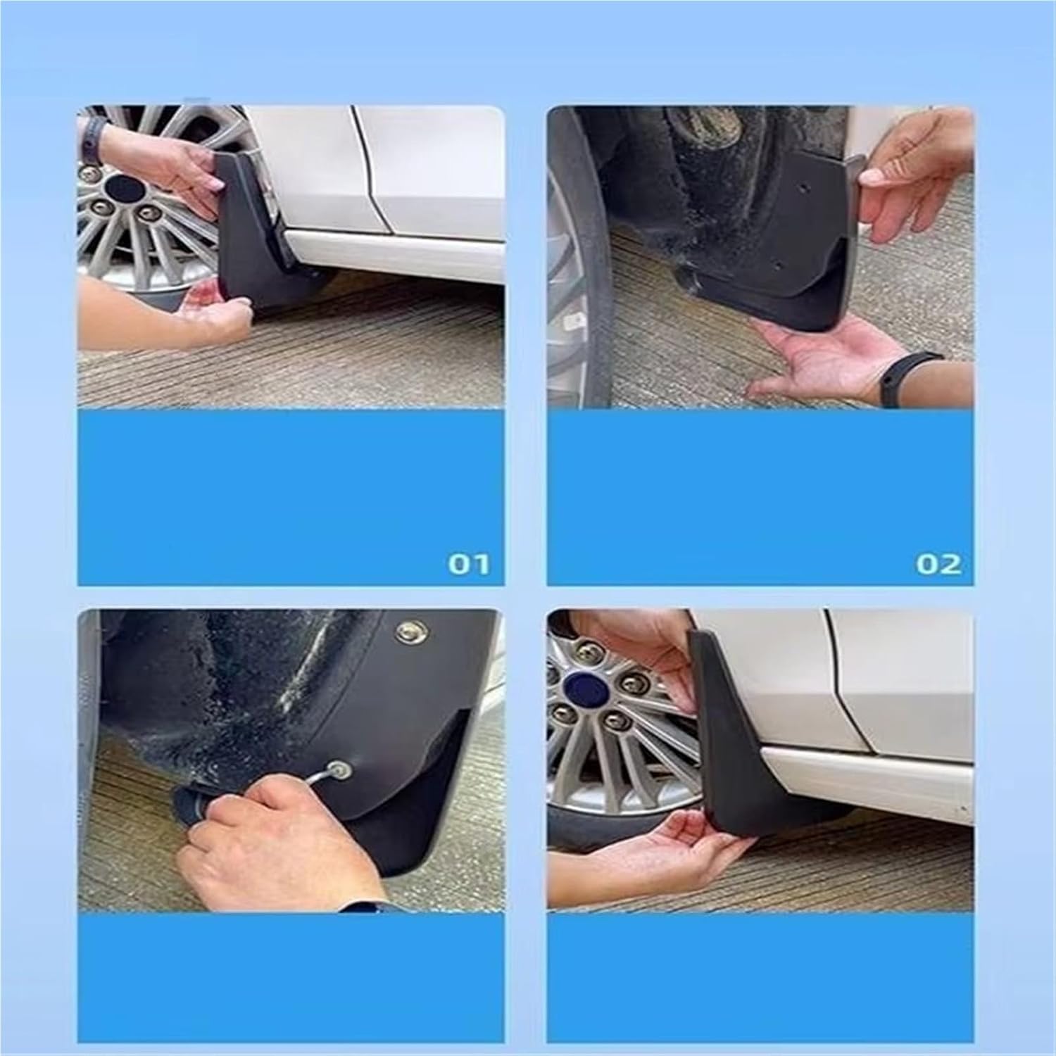 mudflaps for Skoda for Superb 3 B8 MK3 3V 2019~2016 Car Mudflaps Fender Mud Guard Flap Splash Flaps Mudguard Accessories