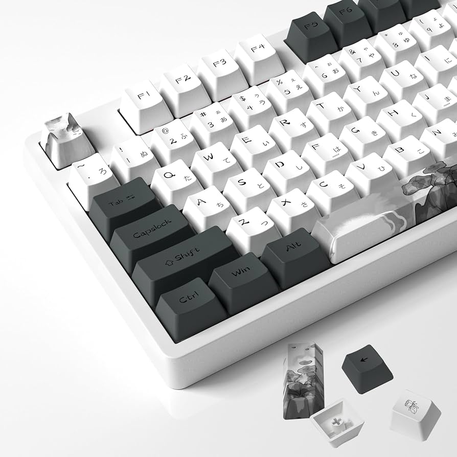 Mode Designs Lotus Keycaps キーキャップ Amazon.com: MOLGRIA Ink Lotus Keycaps, 140 Set Custom Key caps for