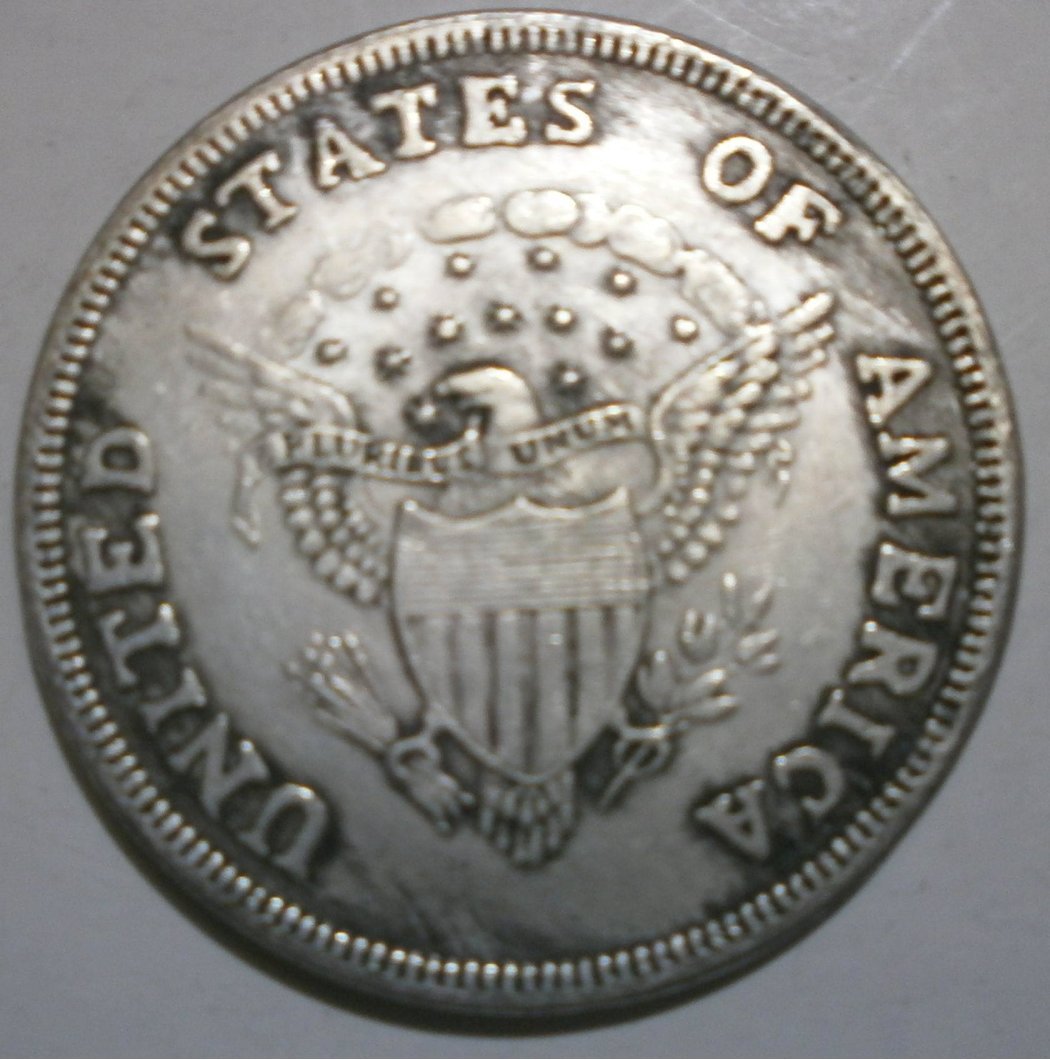 Sammlermünze Morgan Silver Dollar – Alte US-Münze Aus Versilbertem Messing, 3,8 Cm Durchmesser, Für Sammler