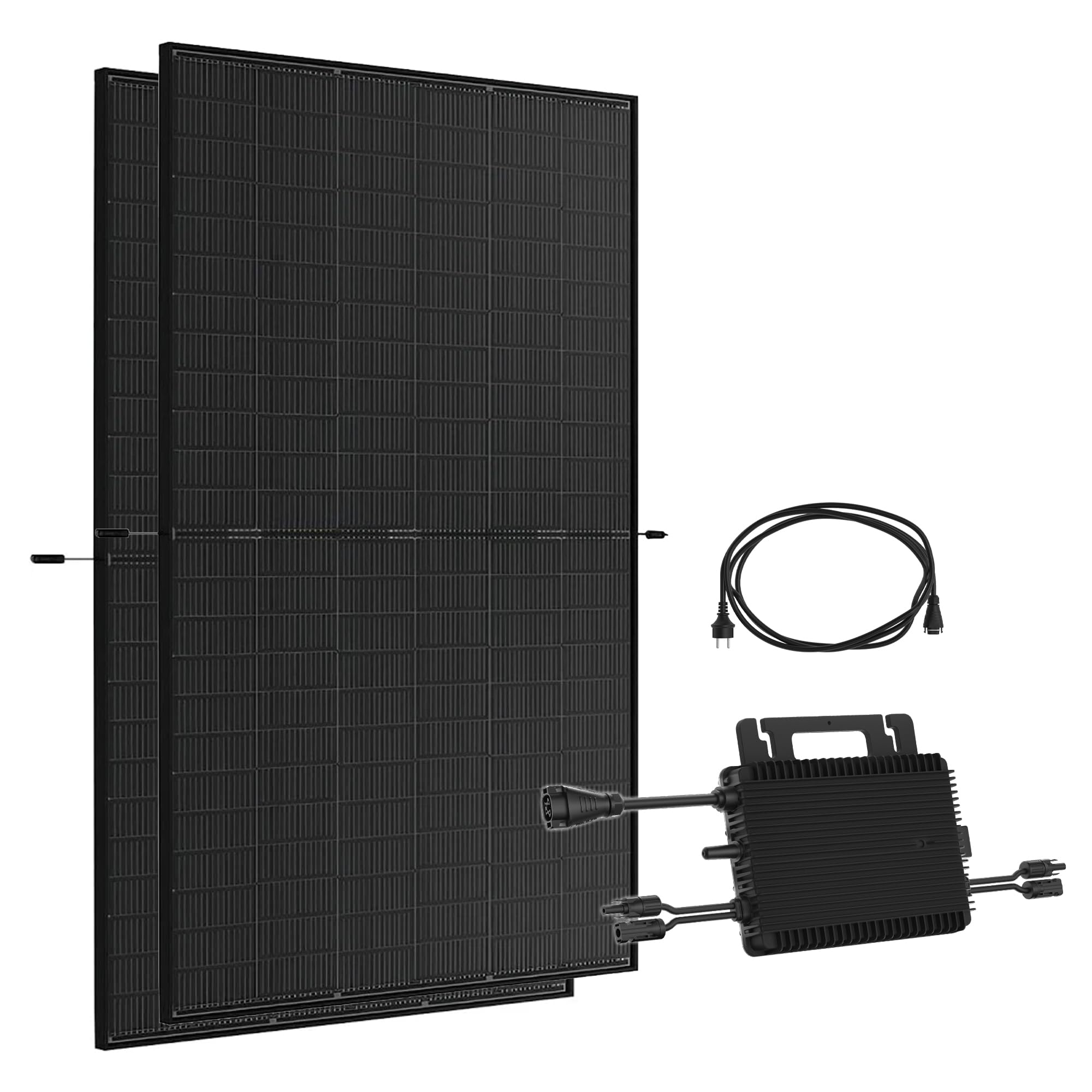 Balkonkraftwerk 800W Pro-Set | 2x 450W N-Typ Modul + Hoymiles HiFlow Pro