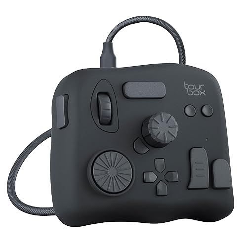 TourBox NEO, Custom Controller for Photo Video Editing, Color Grading, Illustration, MacOS/Windows, Photoshop Lightroom Davinci Resolve After Effects Premiere Final Cut Pro Programmable Keyboard - TourBox NEO
