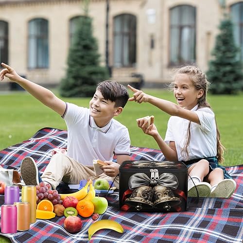 Miniatura 3 de The Christmas Interesting Style Insulated Lunch Bag Women Reusable Lunch Tote Square Meal Bag for Adults Men Cooler Lunch Box for Work Travel Picnic