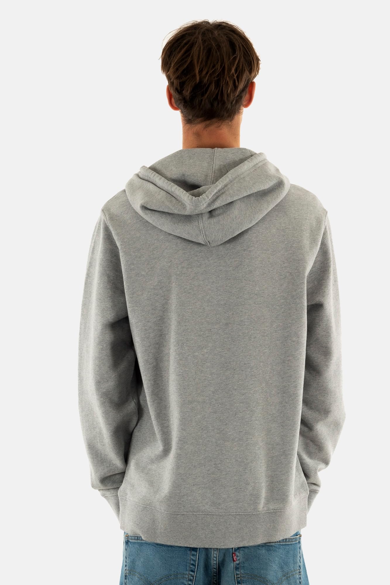 Levi's Bluza męska z kapturem, Średni odcień szary wrzos, M