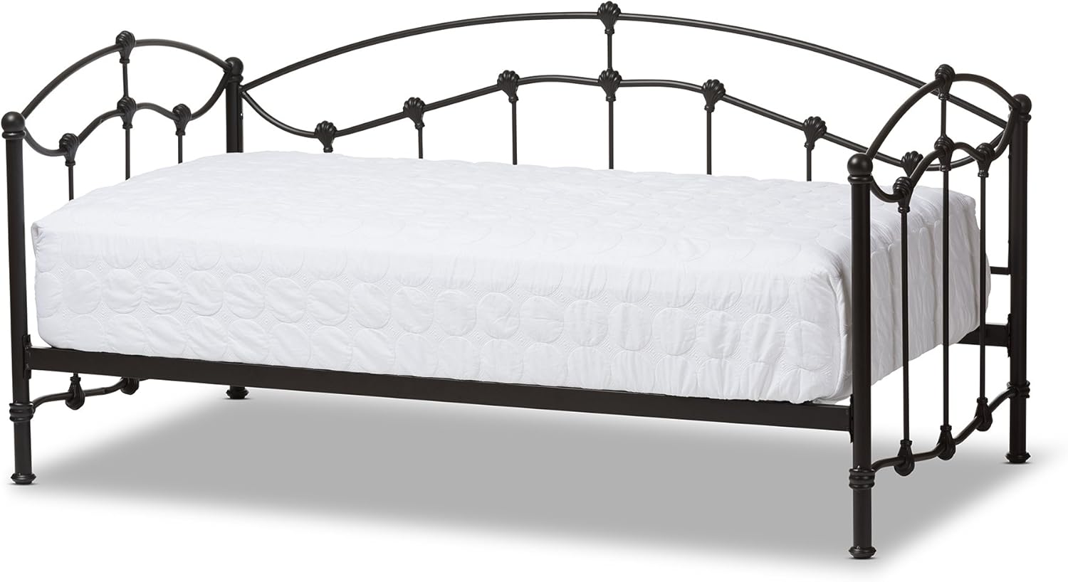 Baxton Studio Gela Antique Dark Bronze Finished Twin Size