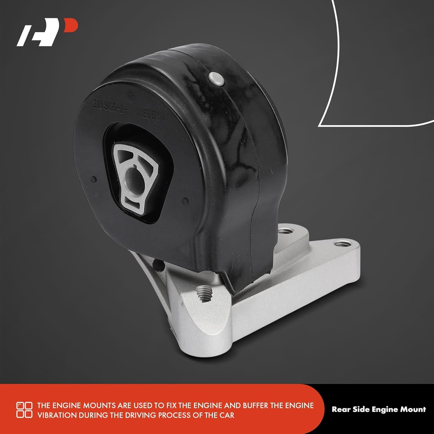 A-Premium Rear Transmission Mount Compatible with Buick Lacrosse 2010-2016, Regal 2014-2017, Allure 2010 & Cadillac SRX 2010-2016, XTS 2013-2019 & Saab 9-4X 2011, 9-5 2010-2011