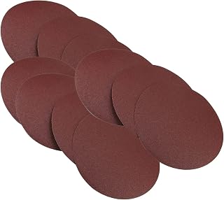 15pcs 8-inch PSA Sanding Discs 80 Grits NO-Hole Self Stick Adhesive Back Aluminum Oxide Sanding Discs for Orbital Sander