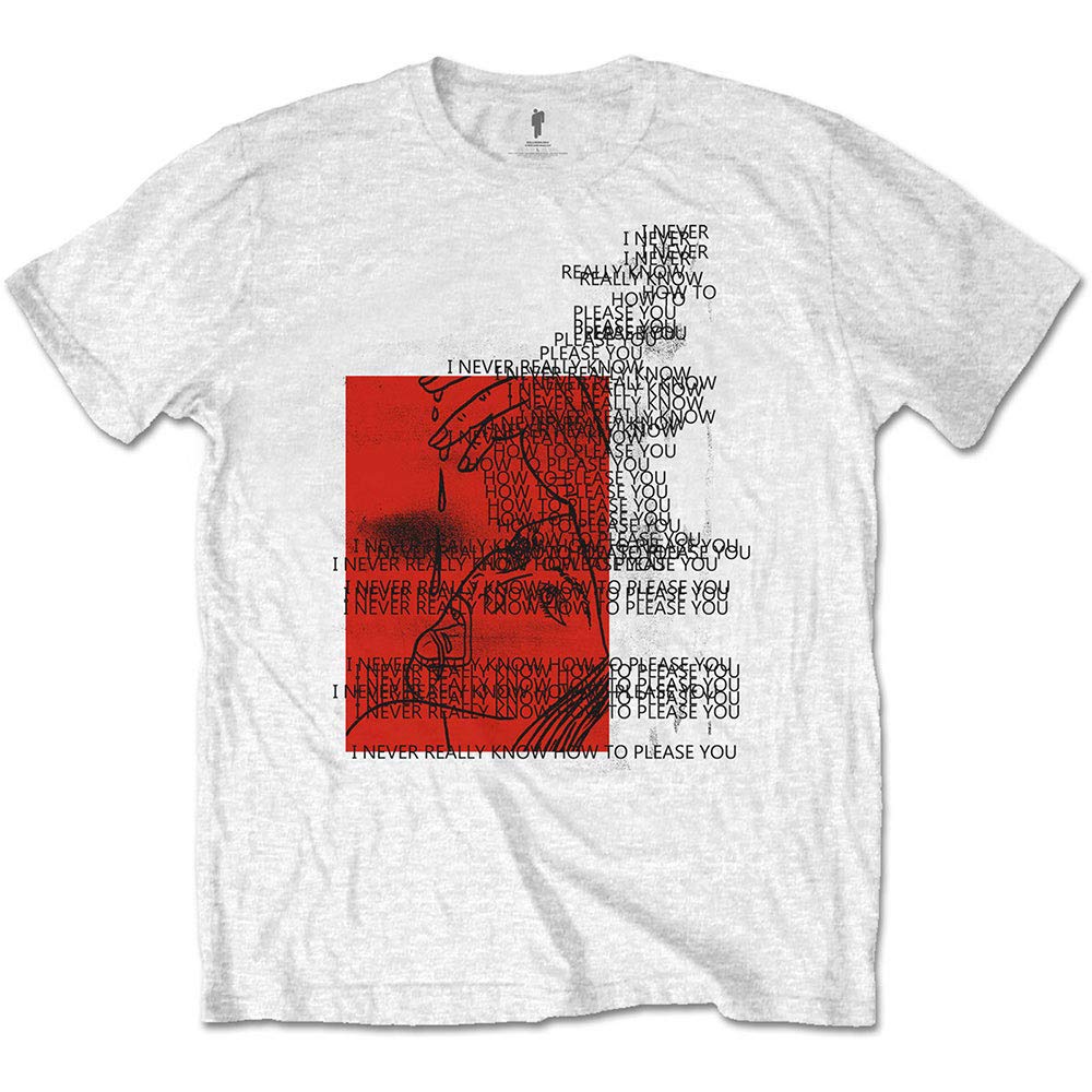 Billie Eilish White Official T Shirt Please You' M