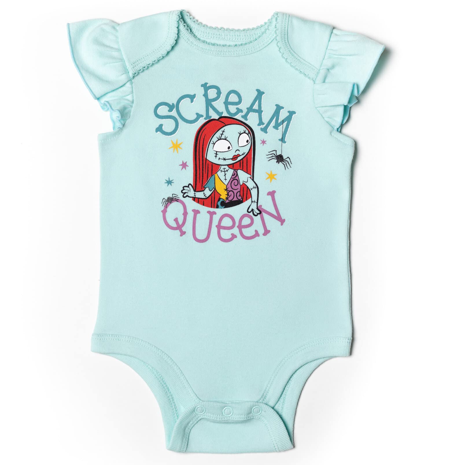 Disney Nightmare Before Christmas Zero Sally Jack Skellington - Conjunto de traje de 3 piezas para bebé y niña